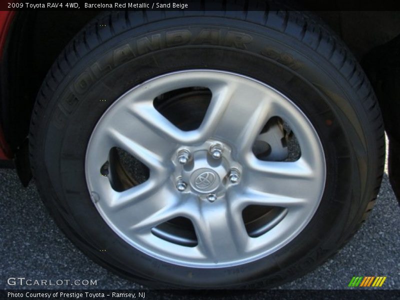 Barcelona Red Metallic / Sand Beige 2009 Toyota RAV4 4WD