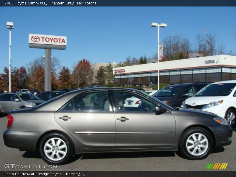 Phantom Gray Pearl / Stone 2003 Toyota Camry XLE