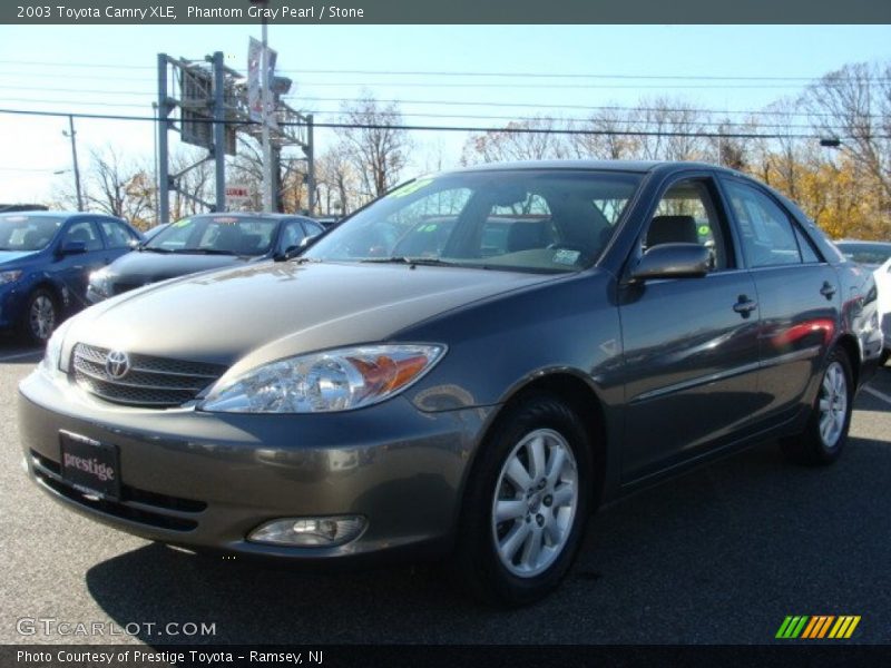 Phantom Gray Pearl / Stone 2003 Toyota Camry XLE