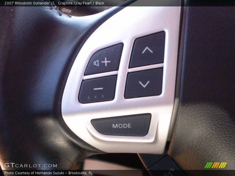 Graphite Gray Pearl / Black 2007 Mitsubishi Outlander LS