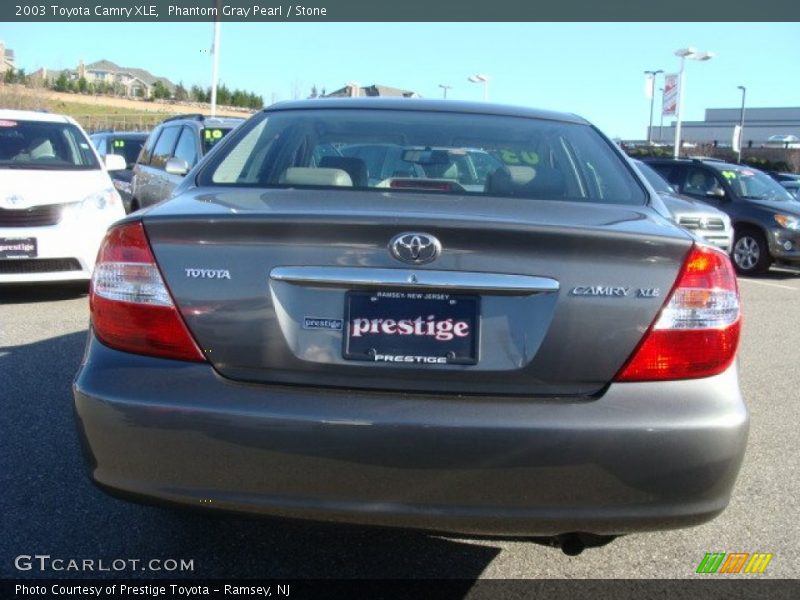 Phantom Gray Pearl / Stone 2003 Toyota Camry XLE