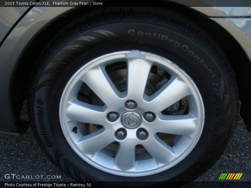 Phantom Gray Pearl / Stone 2003 Toyota Camry XLE
