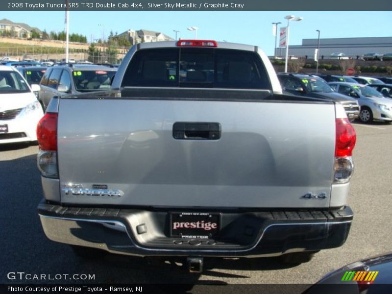 Silver Sky Metallic / Graphite Gray 2008 Toyota Tundra SR5 TRD Double Cab 4x4