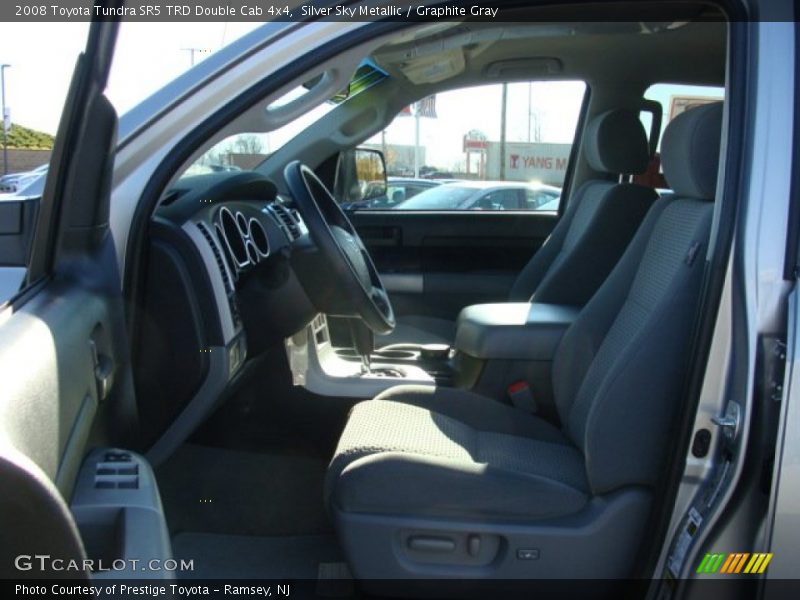 Silver Sky Metallic / Graphite Gray 2008 Toyota Tundra SR5 TRD Double Cab 4x4