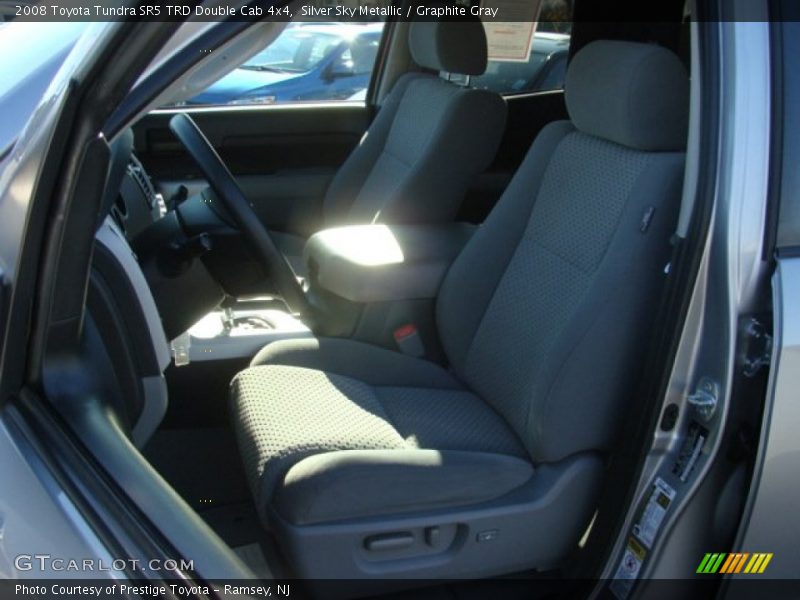 Silver Sky Metallic / Graphite Gray 2008 Toyota Tundra SR5 TRD Double Cab 4x4