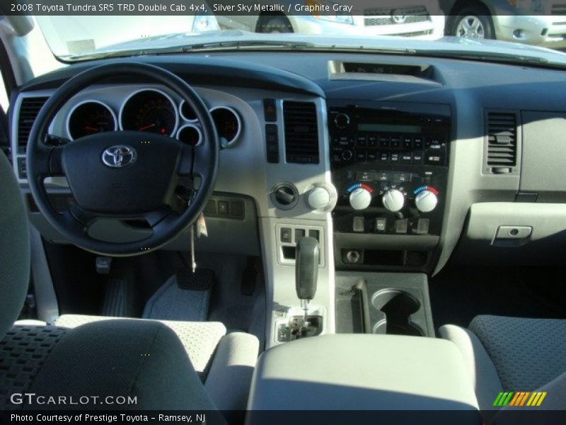 Silver Sky Metallic / Graphite Gray 2008 Toyota Tundra SR5 TRD Double Cab 4x4