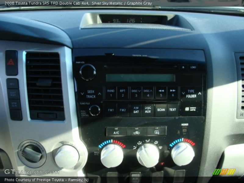 Silver Sky Metallic / Graphite Gray 2008 Toyota Tundra SR5 TRD Double Cab 4x4