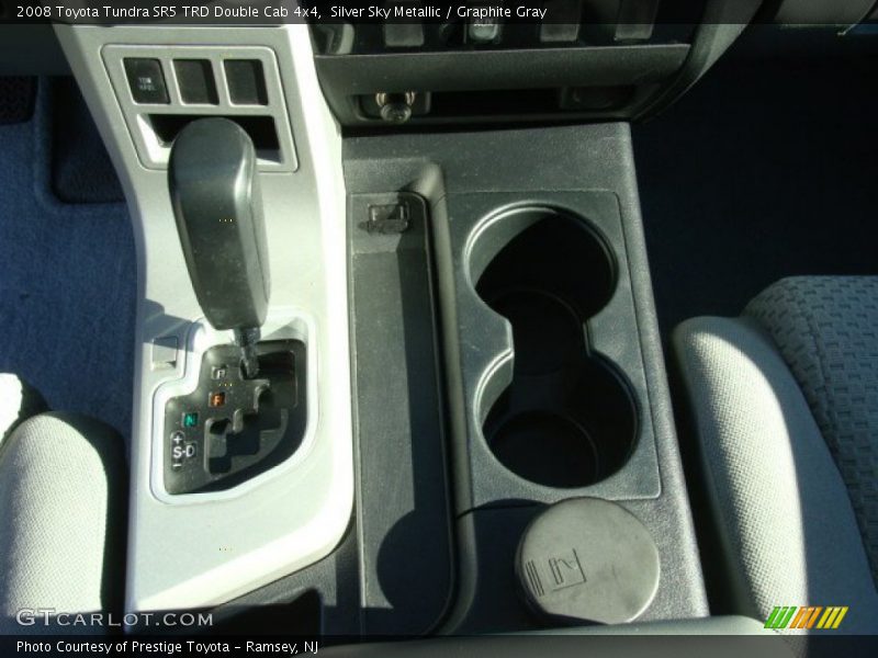 Silver Sky Metallic / Graphite Gray 2008 Toyota Tundra SR5 TRD Double Cab 4x4