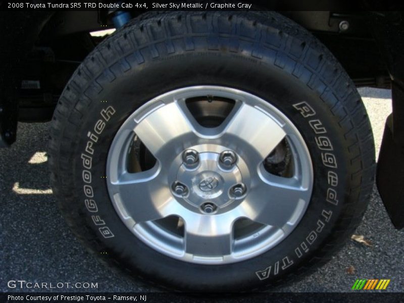 Silver Sky Metallic / Graphite Gray 2008 Toyota Tundra SR5 TRD Double Cab 4x4