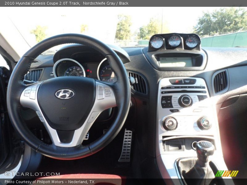 Dashboard of 2010 Genesis Coupe 2.0T Track