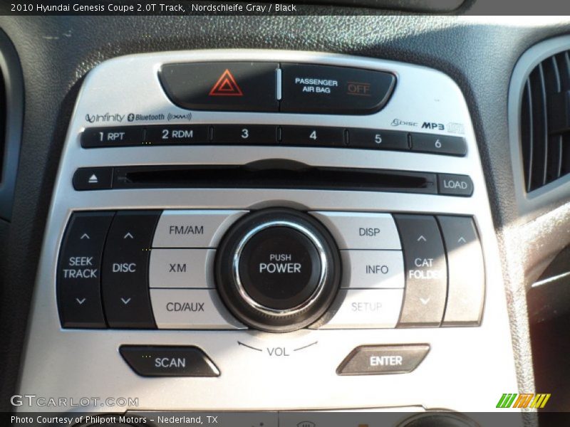 Controls of 2010 Genesis Coupe 2.0T Track