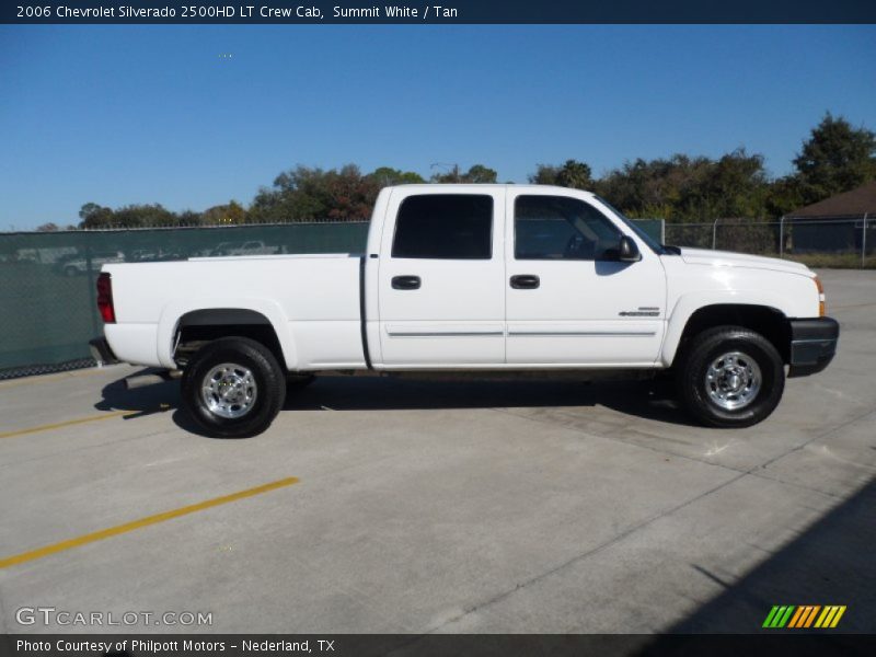 Summit White / Tan 2006 Chevrolet Silverado 2500HD LT Crew Cab