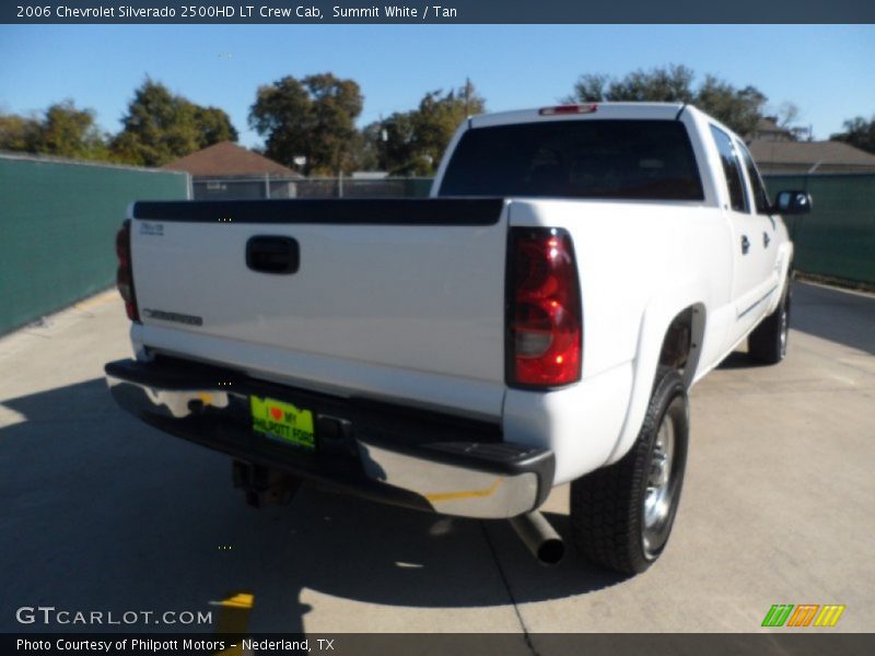 Summit White / Tan 2006 Chevrolet Silverado 2500HD LT Crew Cab