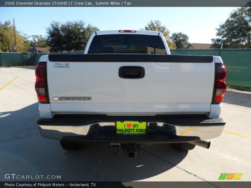 Summit White / Tan 2006 Chevrolet Silverado 2500HD LT Crew Cab