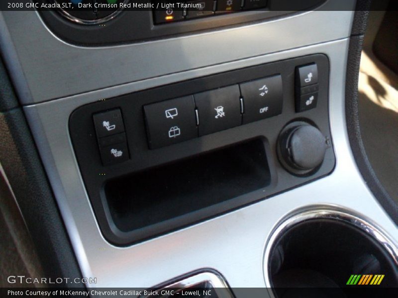 Dark Crimson Red Metallic / Light Titanium 2008 GMC Acadia SLT