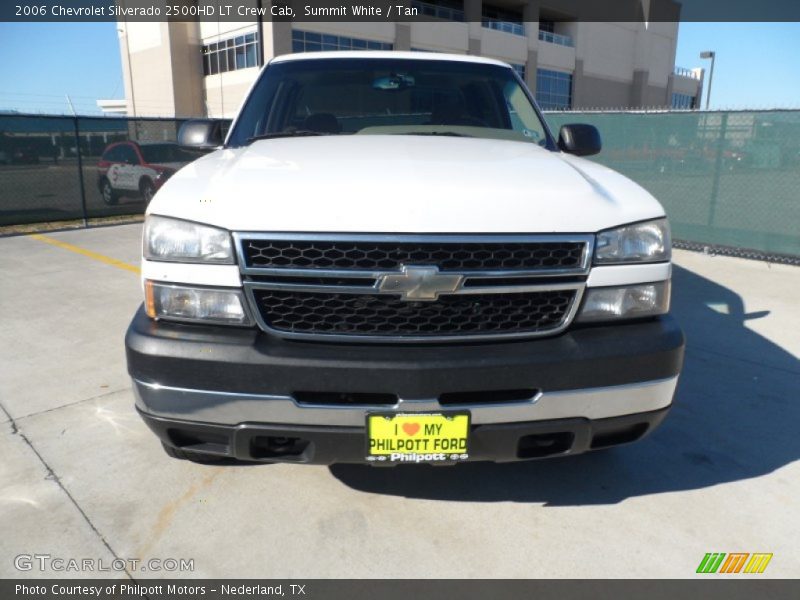 Summit White / Tan 2006 Chevrolet Silverado 2500HD LT Crew Cab