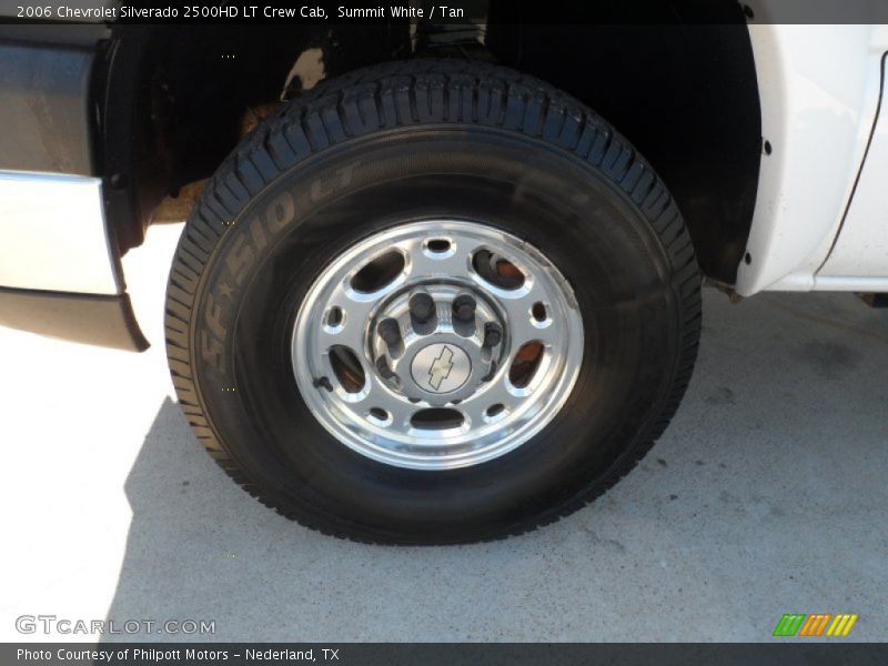 Summit White / Tan 2006 Chevrolet Silverado 2500HD LT Crew Cab
