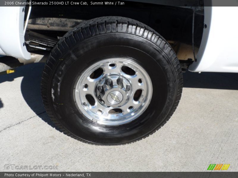 Summit White / Tan 2006 Chevrolet Silverado 2500HD LT Crew Cab