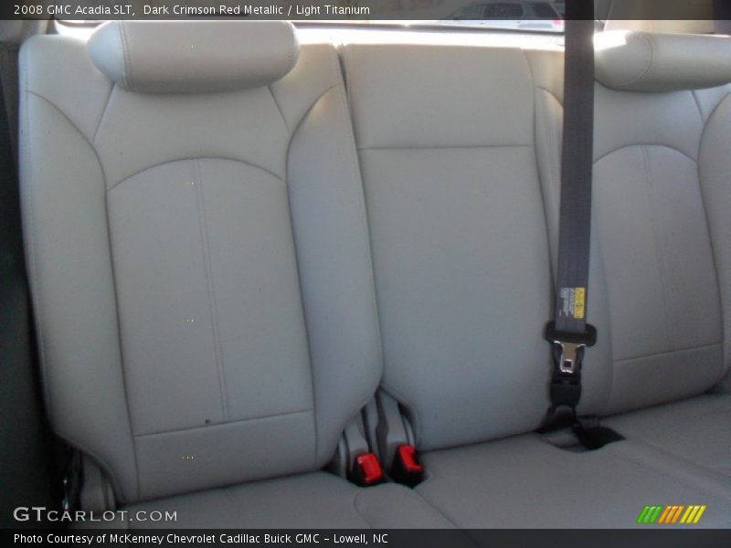 Dark Crimson Red Metallic / Light Titanium 2008 GMC Acadia SLT