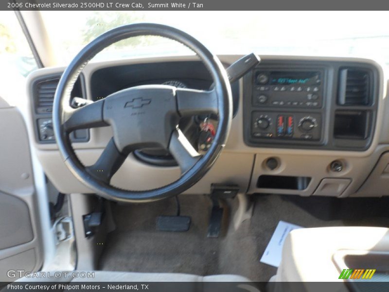 Summit White / Tan 2006 Chevrolet Silverado 2500HD LT Crew Cab
