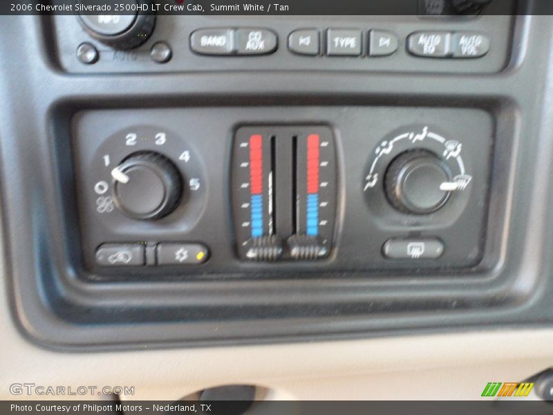 Summit White / Tan 2006 Chevrolet Silverado 2500HD LT Crew Cab