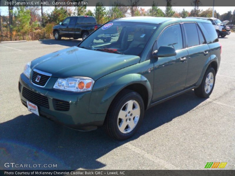 Cypress Green / Tan 2007 Saturn VUE V6 AWD