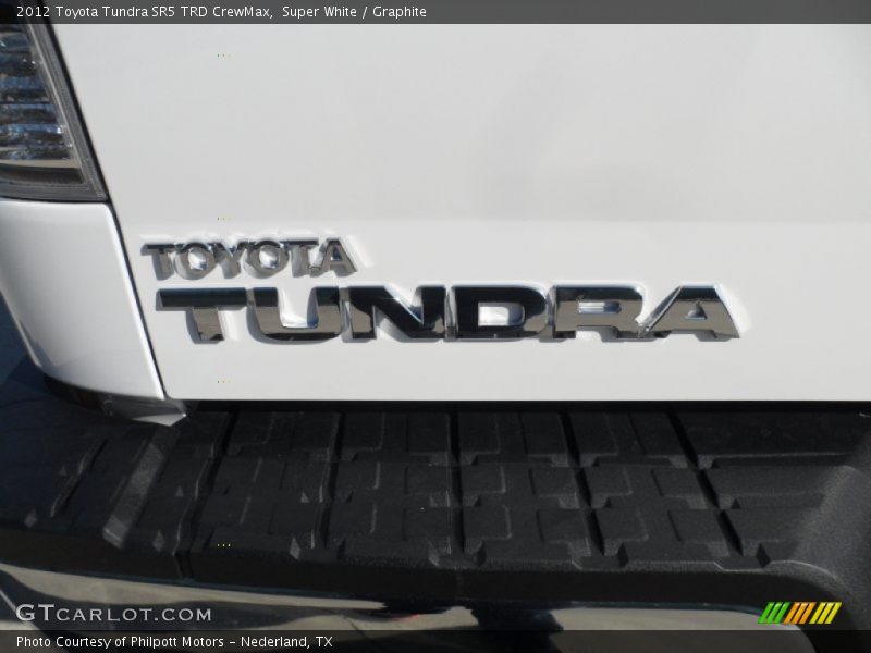 Super White / Graphite 2012 Toyota Tundra SR5 TRD CrewMax