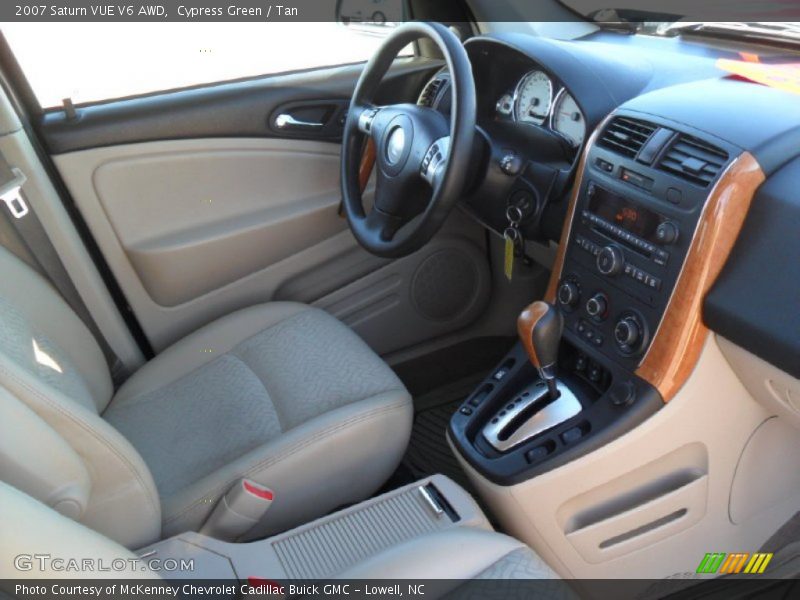 Cypress Green / Tan 2007 Saturn VUE V6 AWD