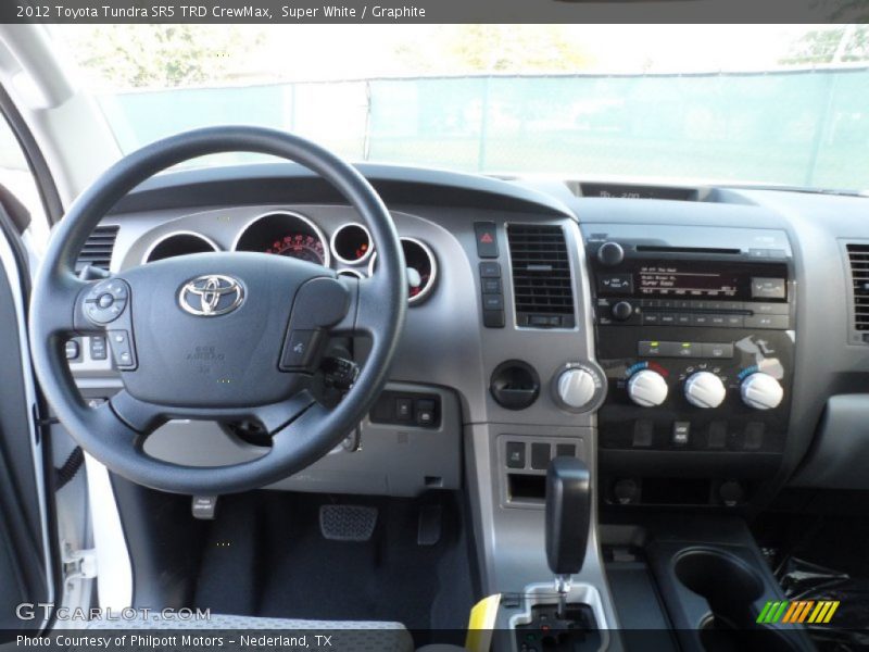 Super White / Graphite 2012 Toyota Tundra SR5 TRD CrewMax