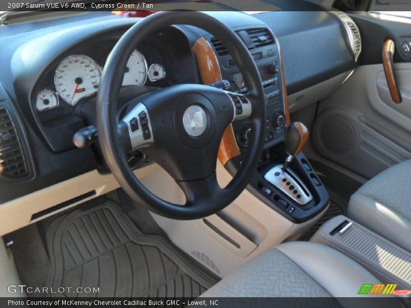 Cypress Green / Tan 2007 Saturn VUE V6 AWD