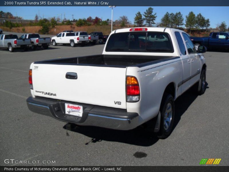 Natural White / Gray 2000 Toyota Tundra SR5 Extended Cab