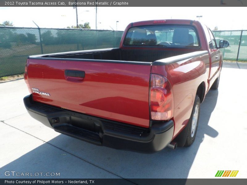 Barcelona Red Metallic / Graphite 2012 Toyota Tacoma Access Cab