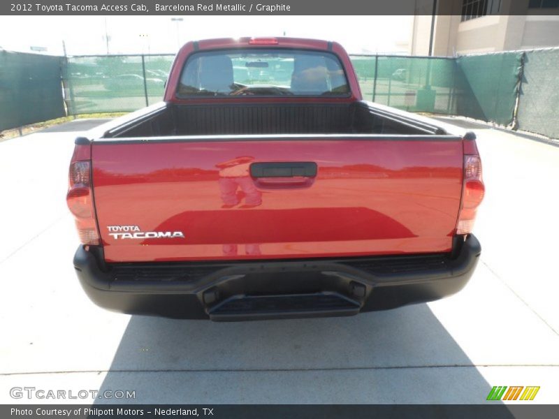 Barcelona Red Metallic / Graphite 2012 Toyota Tacoma Access Cab