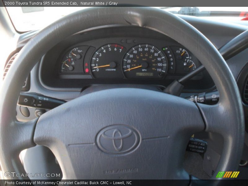 Natural White / Gray 2000 Toyota Tundra SR5 Extended Cab
