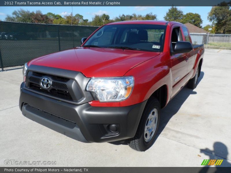 Barcelona Red Metallic / Graphite 2012 Toyota Tacoma Access Cab