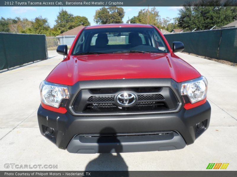 Barcelona Red Metallic / Graphite 2012 Toyota Tacoma Access Cab