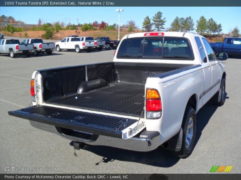 Natural White / Gray 2000 Toyota Tundra SR5 Extended Cab