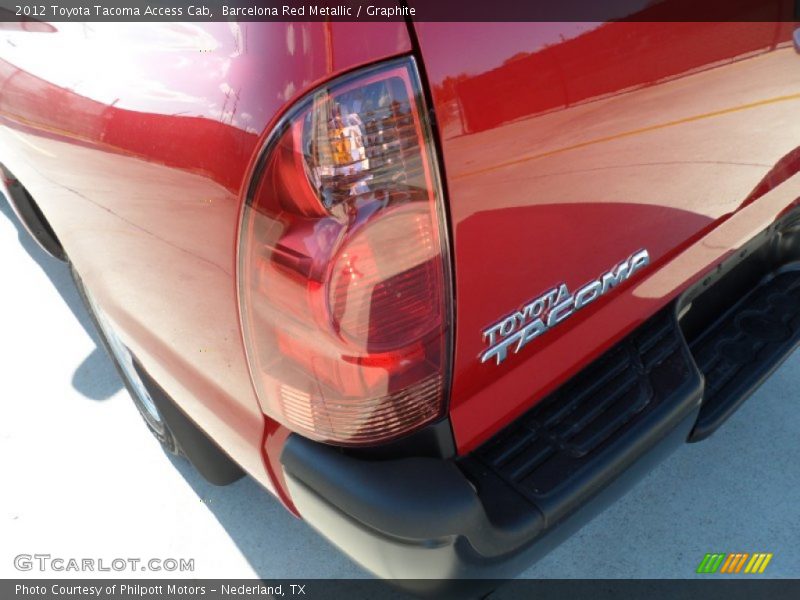 Barcelona Red Metallic / Graphite 2012 Toyota Tacoma Access Cab