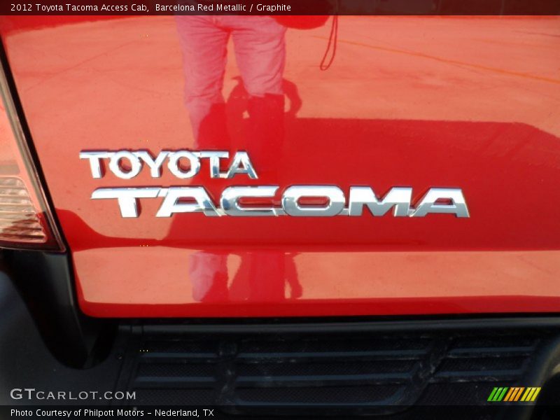 Barcelona Red Metallic / Graphite 2012 Toyota Tacoma Access Cab