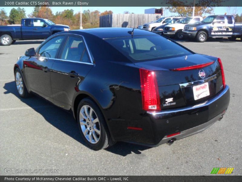 Black Raven / Ebony 2008 Cadillac CTS Sedan