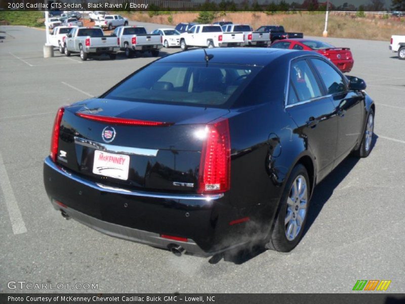 Black Raven / Ebony 2008 Cadillac CTS Sedan