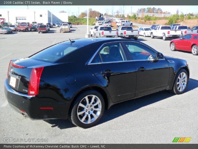Black Raven / Ebony 2008 Cadillac CTS Sedan
