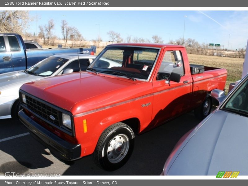  1988 Ranger Regular Cab Scarlet Red