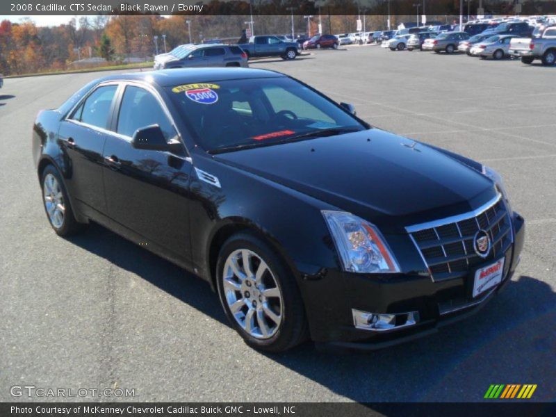 Black Raven / Ebony 2008 Cadillac CTS Sedan