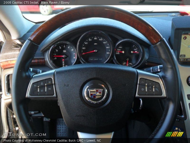 Black Raven / Ebony 2008 Cadillac CTS Sedan