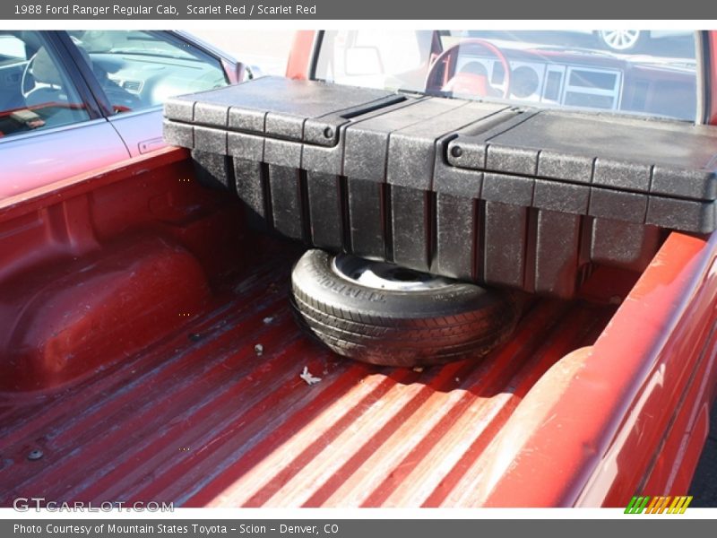 Scarlet Red / Scarlet Red 1988 Ford Ranger Regular Cab
