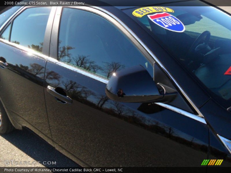 Black Raven / Ebony 2008 Cadillac CTS Sedan