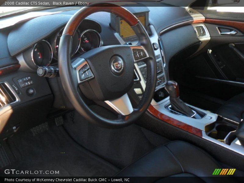 Black Raven / Ebony 2008 Cadillac CTS Sedan