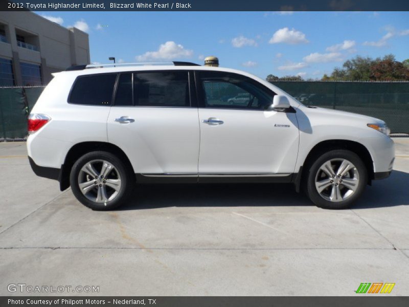  2012 Highlander Limited Blizzard White Pearl