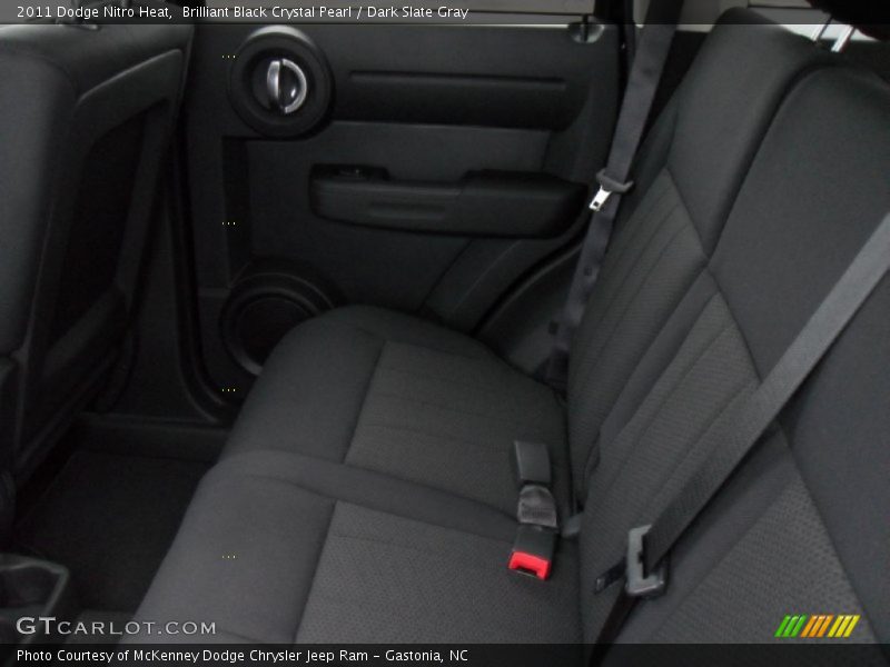Brilliant Black Crystal Pearl / Dark Slate Gray 2011 Dodge Nitro Heat